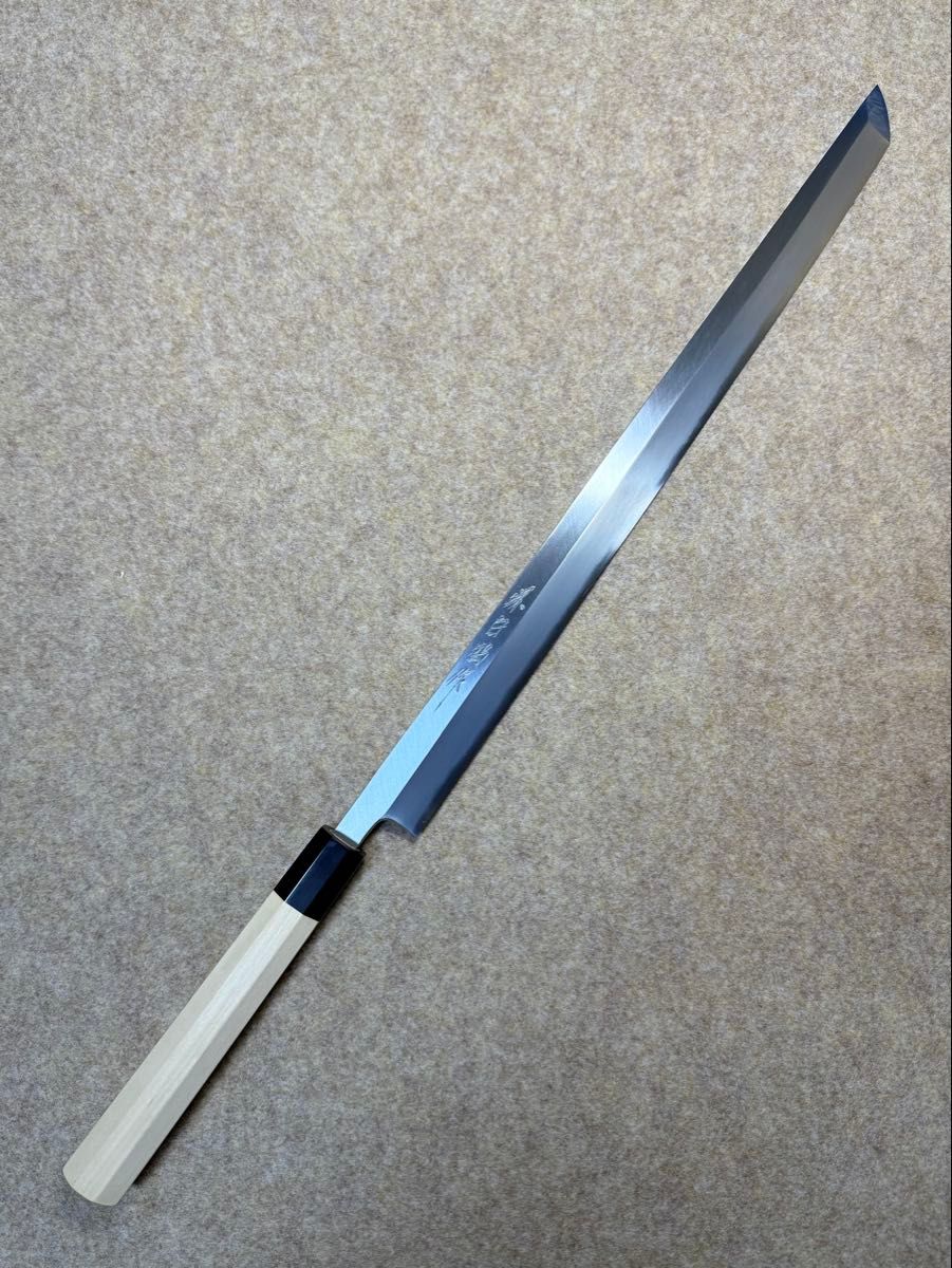 堺打刃物】 マグロ 包丁 尺5寸 白ニ鋼 水牛八角柄 和包丁|Yahoo 堺打刃物】 マグロ 包丁 尺5寸 白ニ鋼 水牛八角柄 和包丁|Yahoo