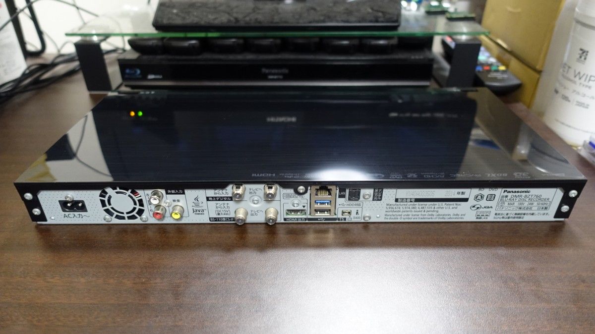 Panasonic DMRーBZT760 6TB新品HDD換装済み(DR 555時間)+純正 Panasonic DMRーBZT760 6TB新品HDD換装済み(DR 555時間)+純正