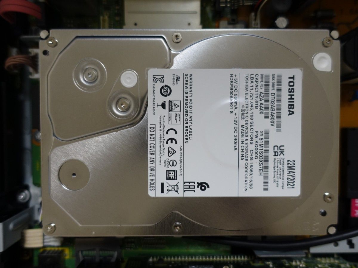 Panasonic DMRーBZT760 6TB新品HDD換装済み(DR 555時間)+純正 Panasonic DMRーBZT760 6TB新品HDD換装済み(DR 555時間)+純正