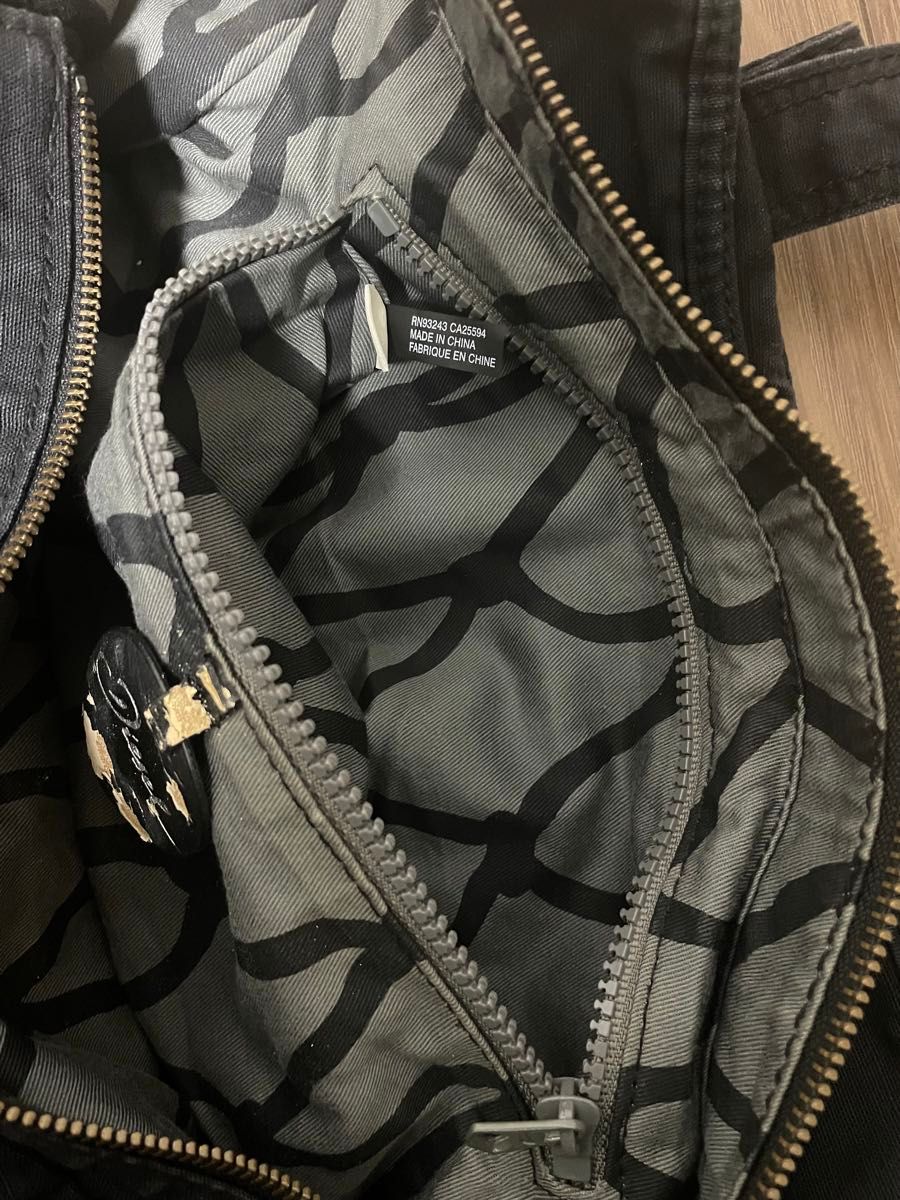 希少 DIESEL canvas metal logo ショルダーバッグ Y2K 希少 DIESEL canvas metal logo ショルダーバッグ Y2K