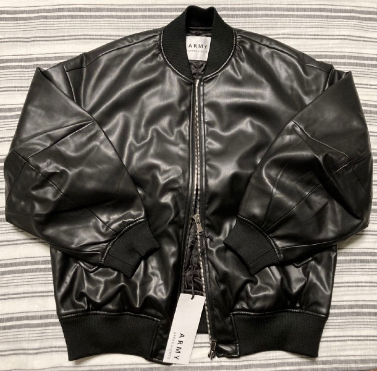 upper hights THE U-2 BIG PU フェイクレザージャケット upper hights THE U-2 BIG PU フェイクレザージャケット - メルカリ