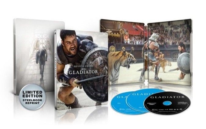 グラディエーター 4K Ultra HD/Blu-ray スチールブック仕様 海外盤 グラディエーター 4K Ultra HD/Blu-ray スチールブック仕様 海外盤
