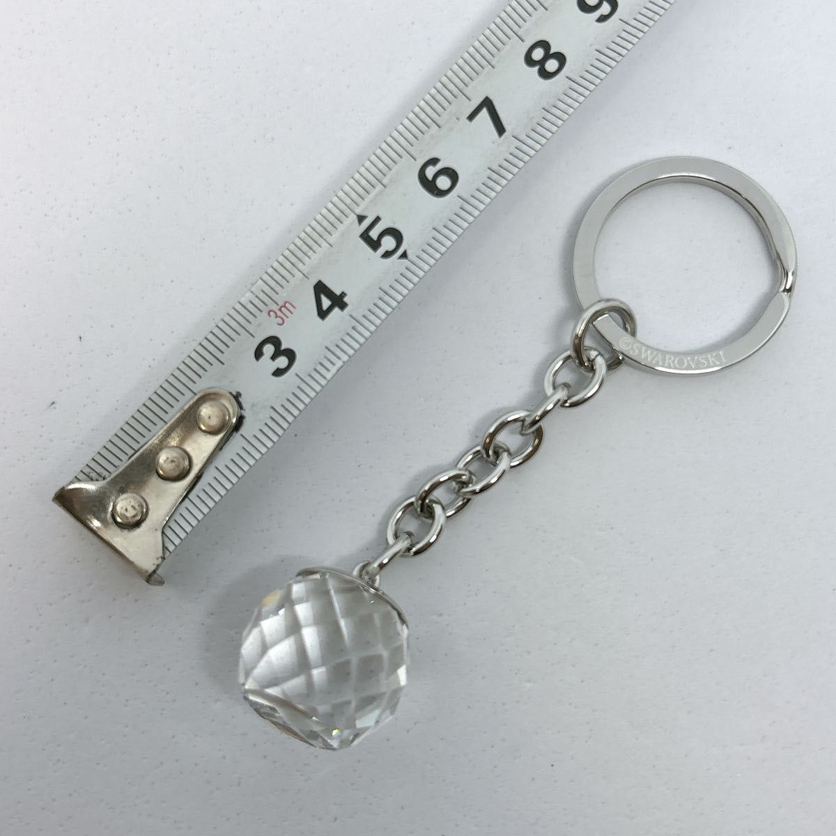 美品 SWAROVSKI スワロフスキー クリスタル キーリング 美品 SWAROVSKI スワロフスキー クリスタル キーリング