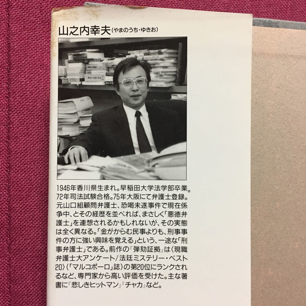 ヤフオク 悪徳弁護士 弾劾証拠 山之内幸夫 著作2冊セット