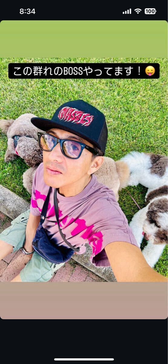 早いもの勝ち超レアキムタクインスタ着用 MASSES CAP - 帽子 早いもの勝ち超レアキムタクインスタ着用 MASSES CAP - 帽子