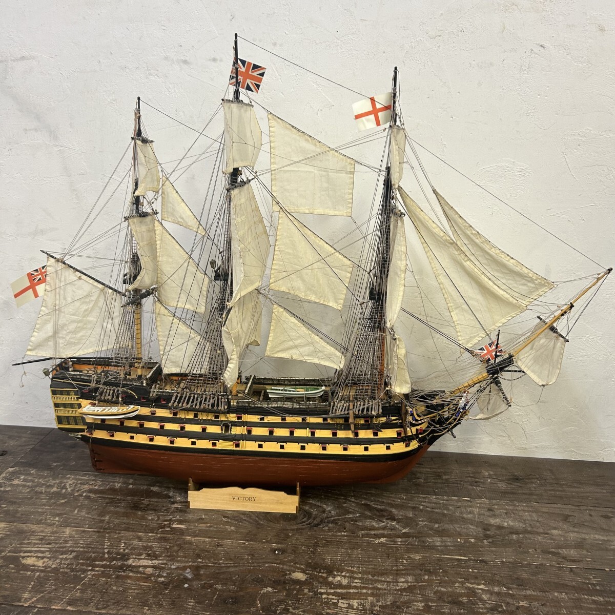爨】イングランドヴィクトリー号 H.M.S VICTORY 1805年 特大 爨】イングランドヴィクトリー号 H.M.S VICTORY 1805年 特大