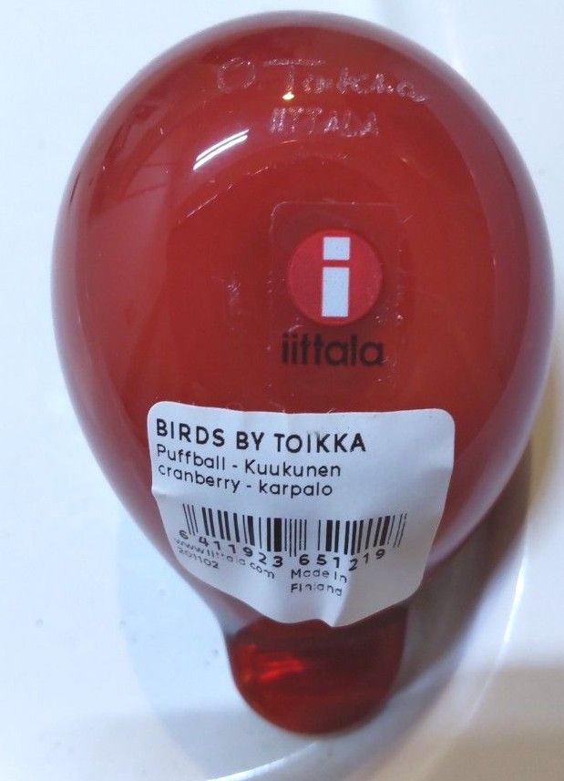 未使用品 イッタラ バード パフボール クランベリー オイバ 未使用品 イッタラ バード パフボール クランベリー オイバ