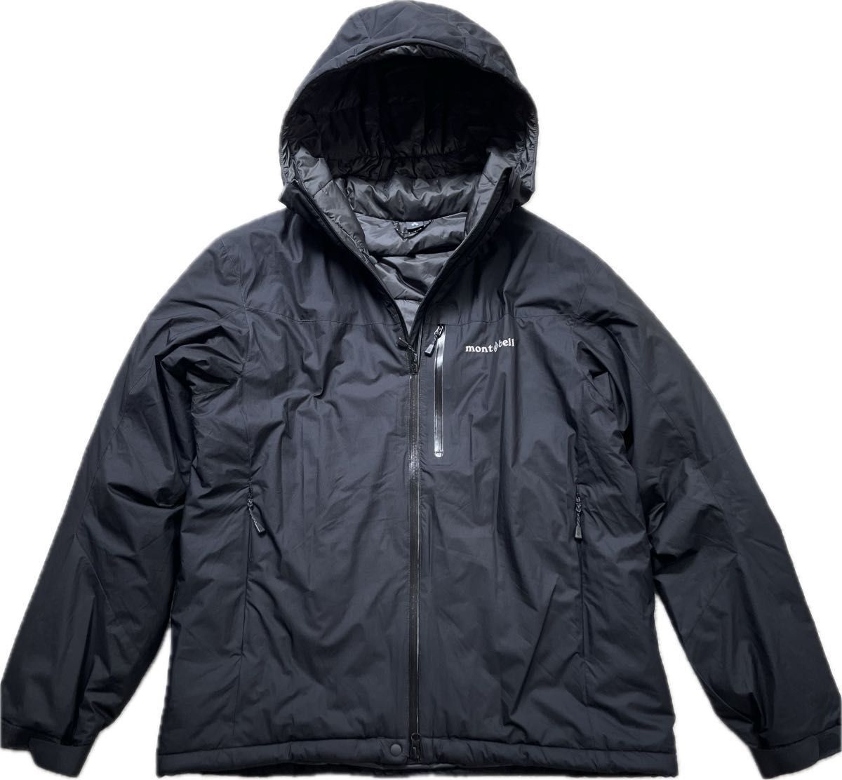 mont-bell モンベル フラットアイアンパーカ 黒 メンズ XL 中綿 mont-bell モンベル フラットアイアンパーカ 黒 メンズ XL 中綿