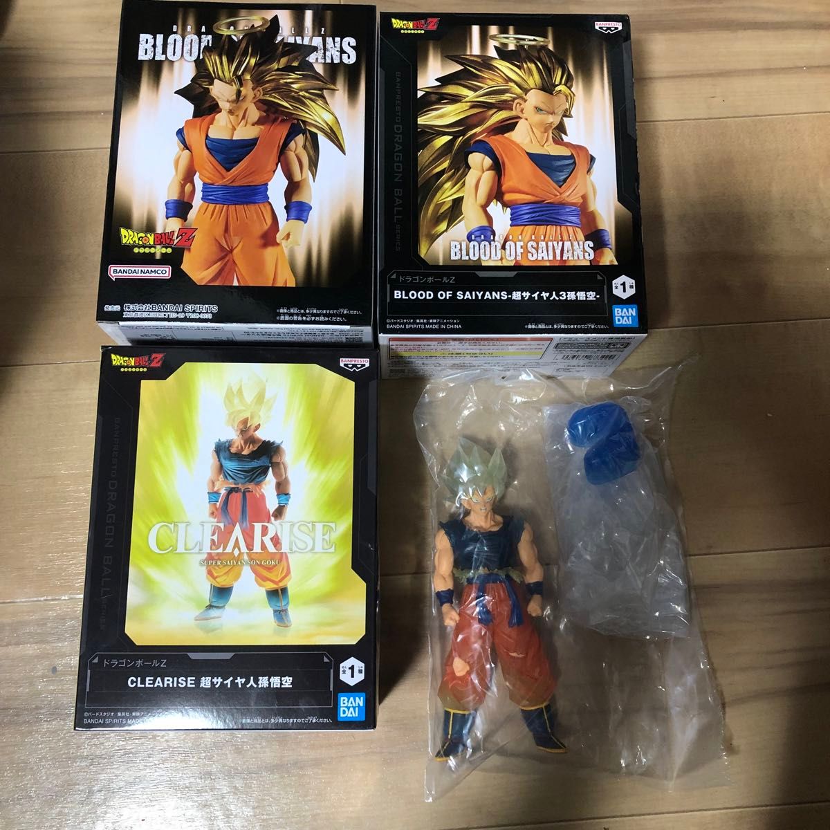 BLOOD OF SAIYANS スーパーサイヤ人3 孫悟空 3セット 一番くじ BLOOD OF SAIYANS スーパーサイヤ人3 孫悟空 3セット 一番くじ