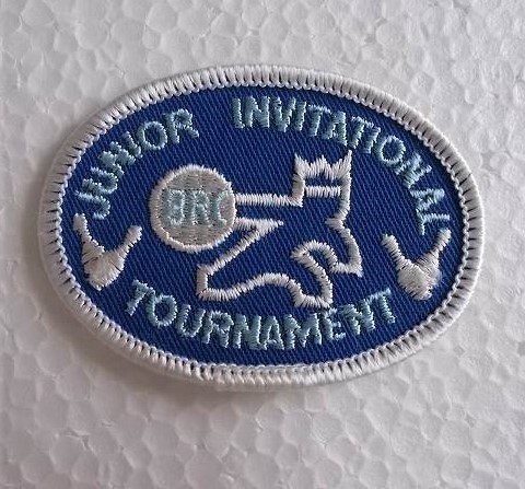 ボウリング Junior Tournament ダブルス BRC ボール ワッペン/ ビンテージ アメリカ USA ボーラーシャツ おしゃれ 109_画像1