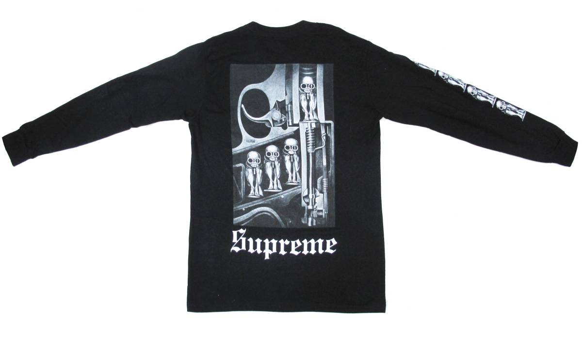 新品 USA製 SUPREME x H.R. GIGER 長袖Tシャツ ALIEN シュプリーム スケート