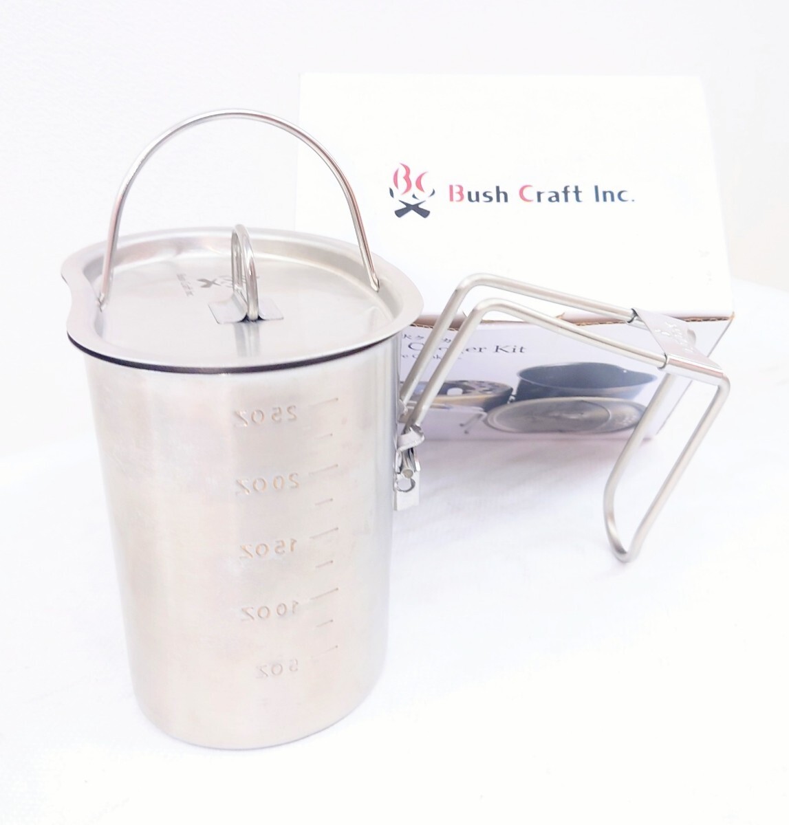 Bush Craft Inc. Canteen Cooker Kit -Solo Campfire Cooker- bush craft can tea n cooker set 