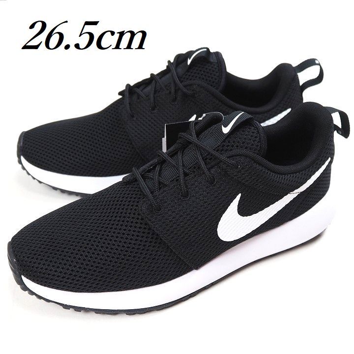 R584 新品 NIKE GOLF ナイキ ROSHE G NN ローシ G ネクスト ネイチャー スパイクレス ゴルフシューズ 黒 26.5cm
