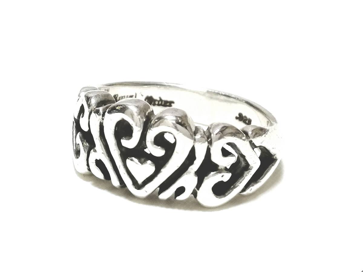 ☆定価¥31,900 本物 正規品 ロイヤルオーダー Heart Band ハート バンド シルバーリング シルバー925☆