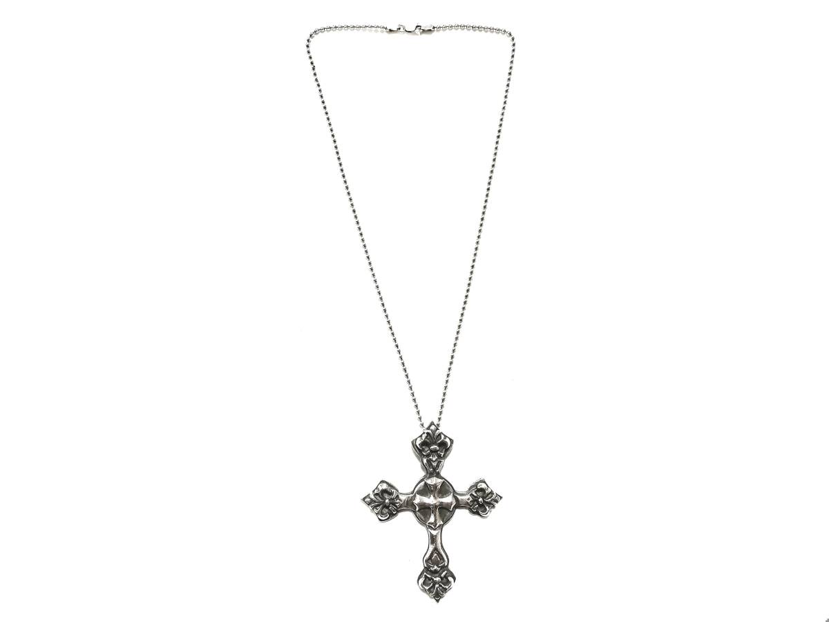 * valuable rare genuine article regular goods the first period A&Ge- and ji-Classic Large Cross Classic Large Cross necklace silver 925*