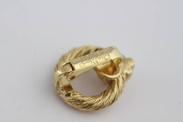 Christian Dior Dior серьги Gold цвет хорошая вещь 