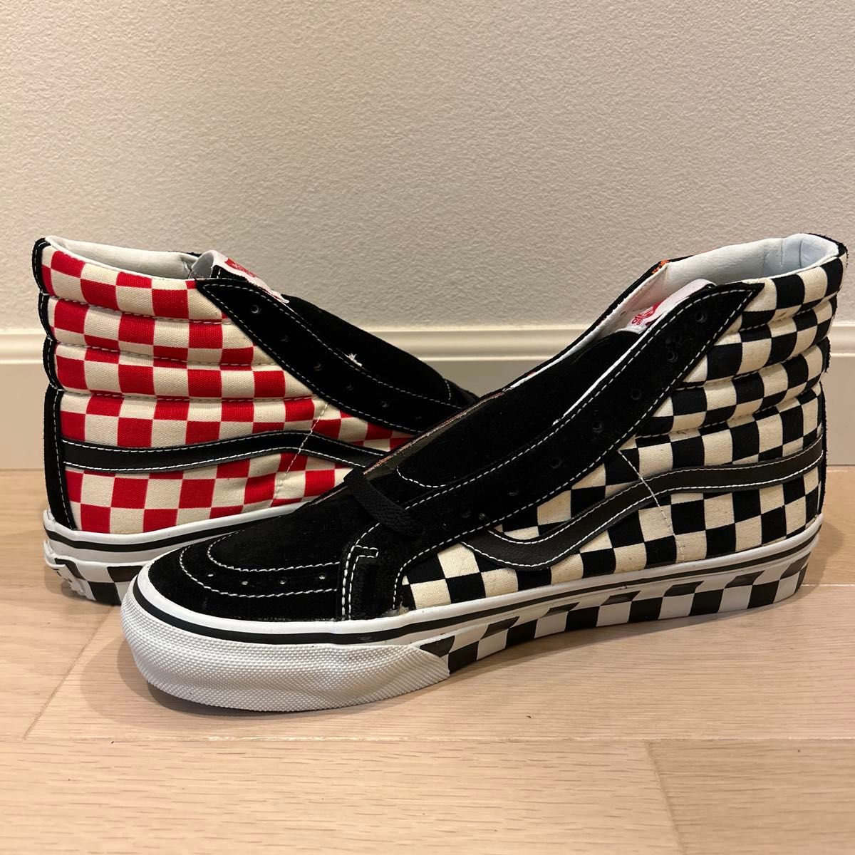 新品未使用 2006年 BEAMS別注 VANS SK8-HI チェック柄 28cm 28 新品未使用 2006年 BEAMS別注 VANS SK8-HI チェック柄 28cm 28