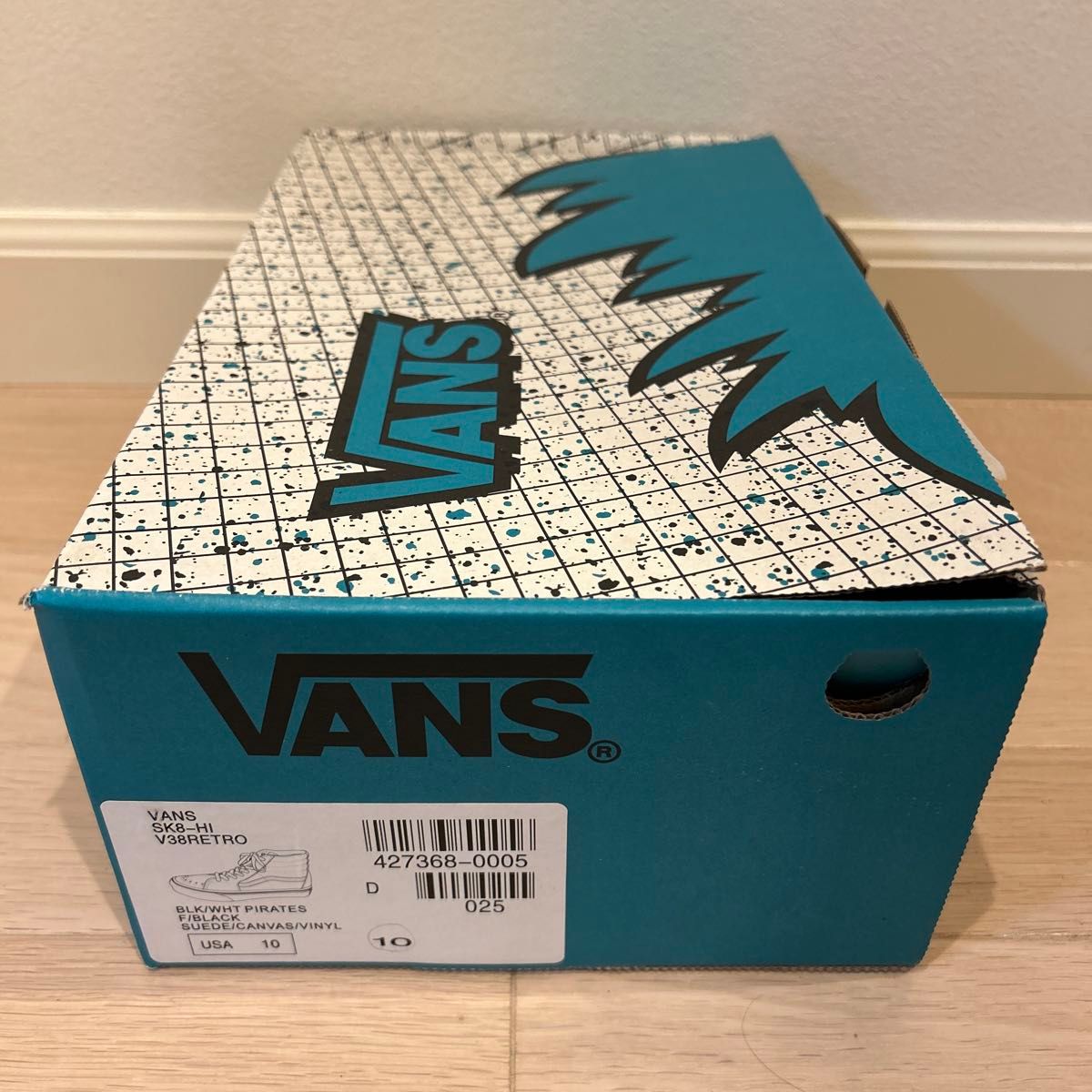新品未使用 30周年記念モデル VANS SK8-HI V38RETRO パイレーツ 新品未使用 30周年記念モデル VANS SK8-HI V38RETRO パイレーツ