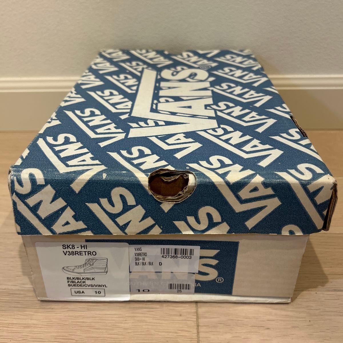 新品未使用 40周年記念モデル VANS SK8-HI V38RETRO ブラック 新品未使用 40周年記念モデル VANS SK8-HI V38RETRO ブラック