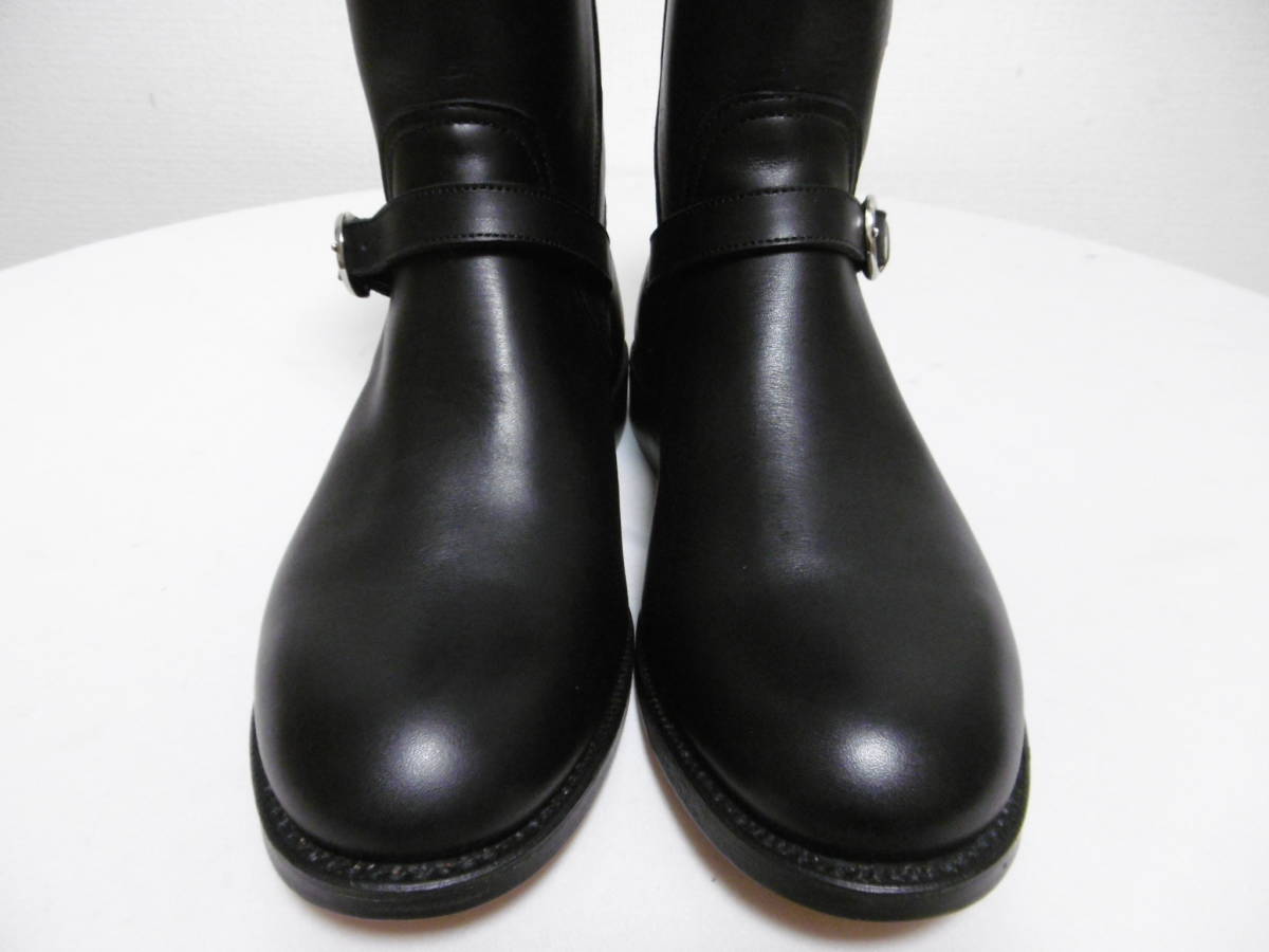 Tricker`s Tricker's motorcycle boots long boots shoes ENGLAND made black UK4-5 lady's 23cm unused storage goods 