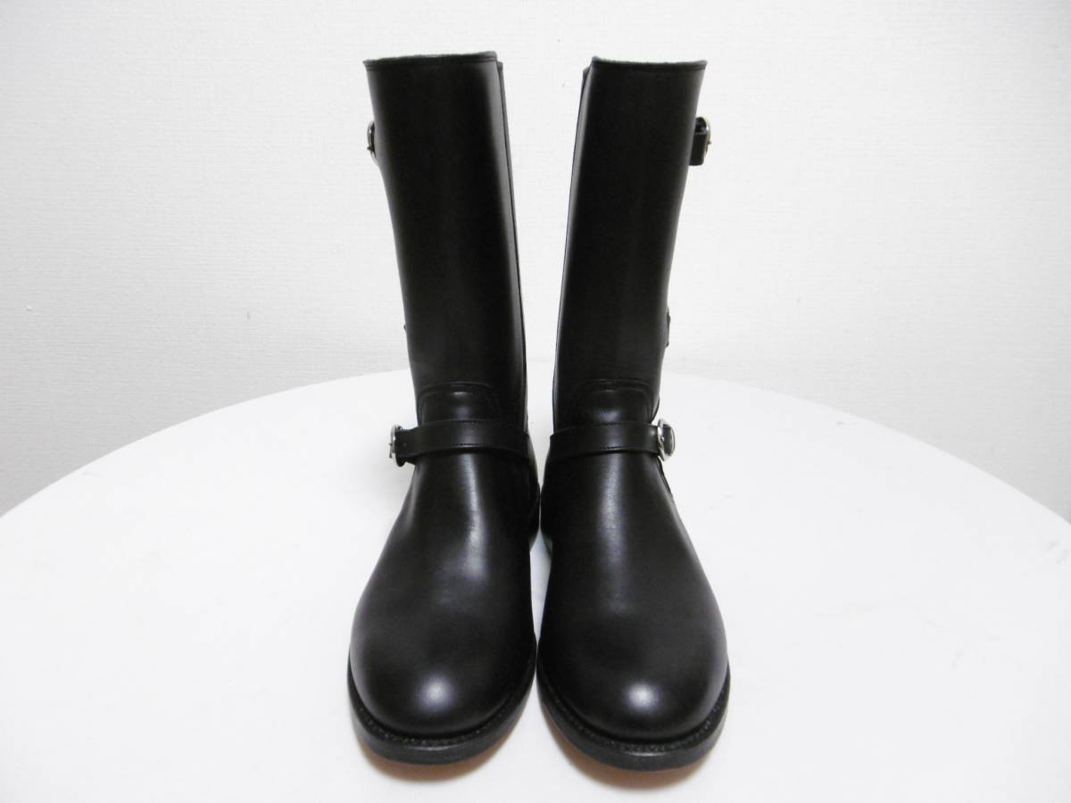 Tricker`s Tricker's motorcycle boots long boots shoes ENGLAND made black UK4-5 lady's 23cm unused storage goods 