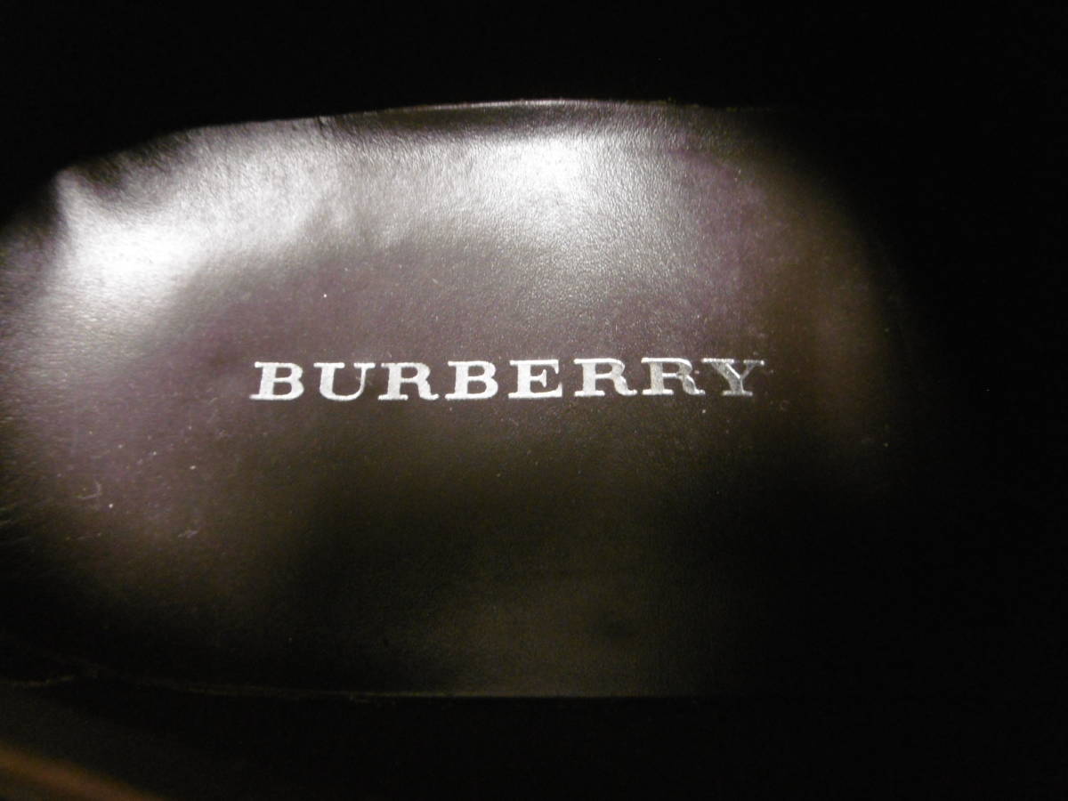 BURBERRY バーバリー　Uチップダービーシングルモンクストラップシューズ　レザーシューズ　ビジネスシューズ　24.5　24,5cm_画像3
