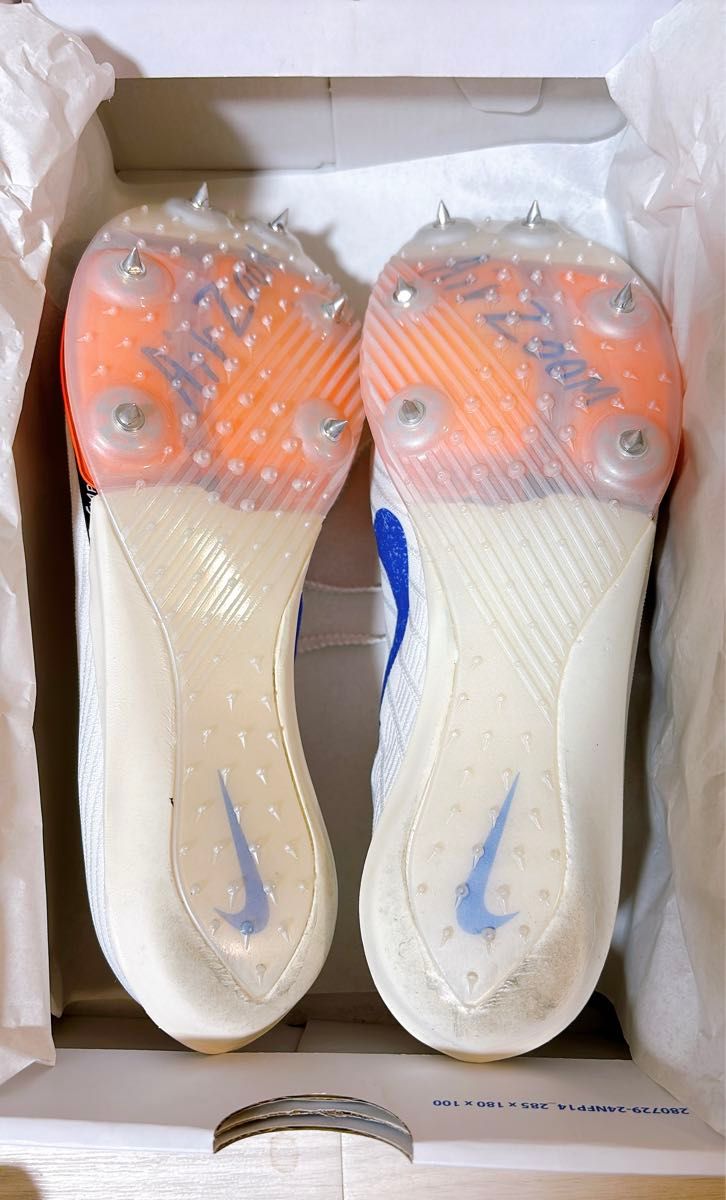 ほぼ新品・使用1度のみ最安値】NIKEエアズームマックスフライ2 ほぼ新品・使用1度のみ最安値】NIKEエアズームマックスフライ2