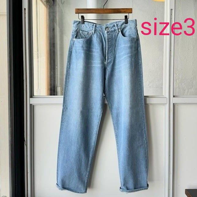 AURALEE】SELVEDGE FADED LIGHT DENIM WIDE PANTS size3|Yahoo AURALEE】SELVEDGE FADED LIGHT DENIM WIDE PANTS size3|Yahoo
