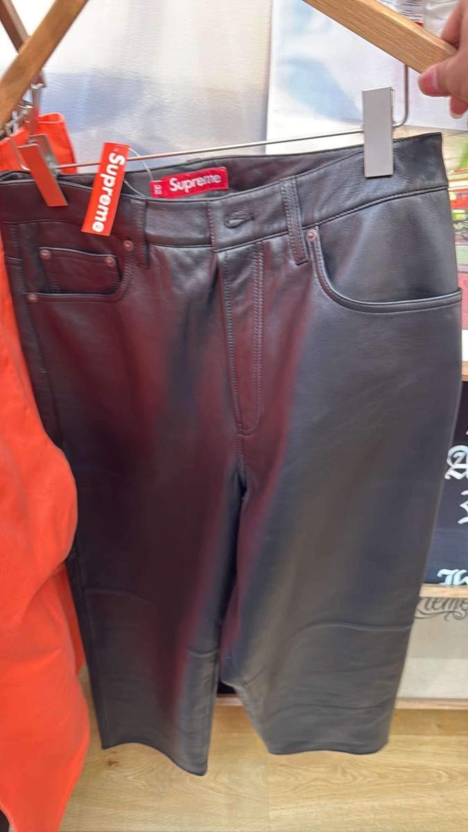 Supreme Leather Baggy 5-Pocket Jean Supreme Leather Baggy 5-Pocket Jean