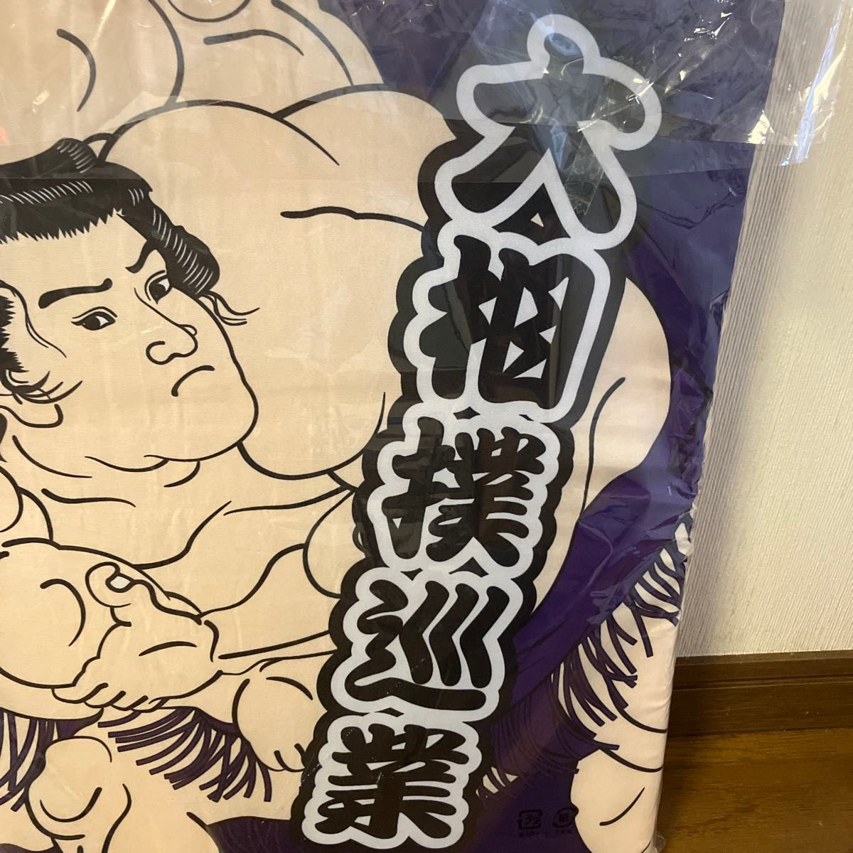 【レア物】大相撲グッズ【未使用品】 未使用 大相撲 2024年 秋地方巡業 座布団 お土産 大きめ