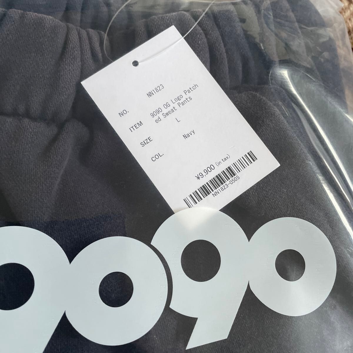 9090 OG Logo Patched セットアップ ネイビー Lサイズ 新品未 9090 OG Logo Patched セットアップ ネイビー Lサイズ 新品未