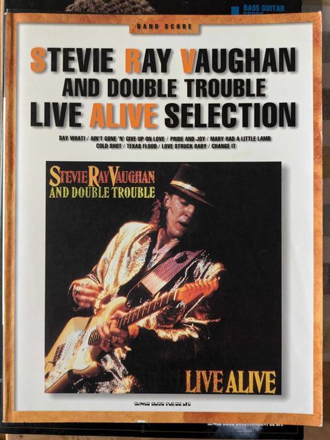 送料無料　バンドスコア スティーヴィー・レイ・ヴォーン ライヴ・アライヴ バンドスコア SRV STEVIE RAY VAUGHAN LIVE ALIVE SCORE