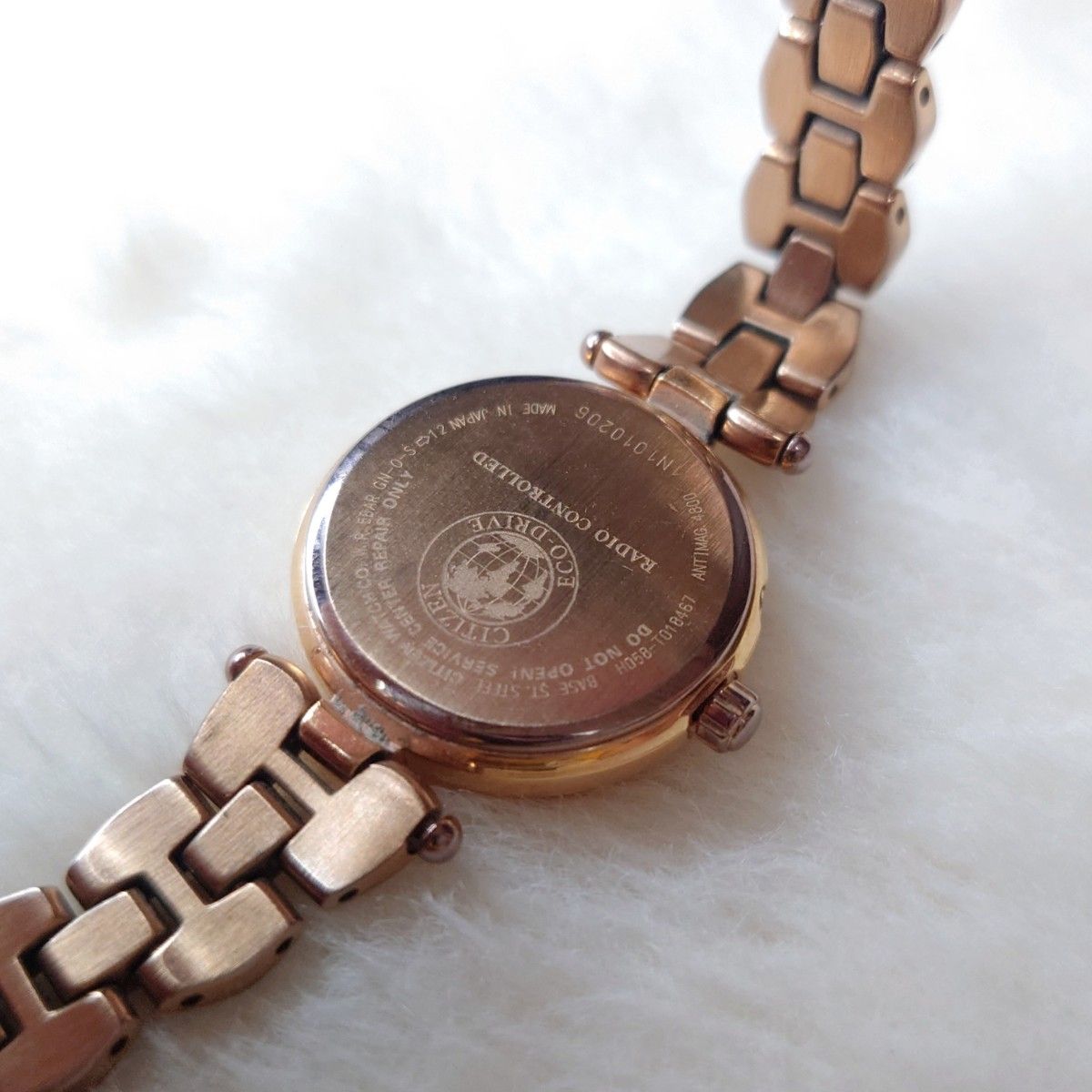 稼働品】CITIZEN EXCEED H058-T018461 シェル文字盤 シチズン 稼働品】CITIZEN EXCEED H058-T018461 シェル文字盤 シチズン