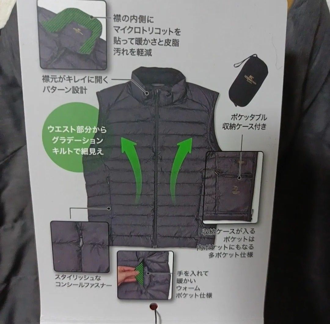ダウンベスト インナーダウン グレー しまむら 新品 未使用 タグ ダウンベスト インナーダウン グレー しまむら 新品 未使用 タグ