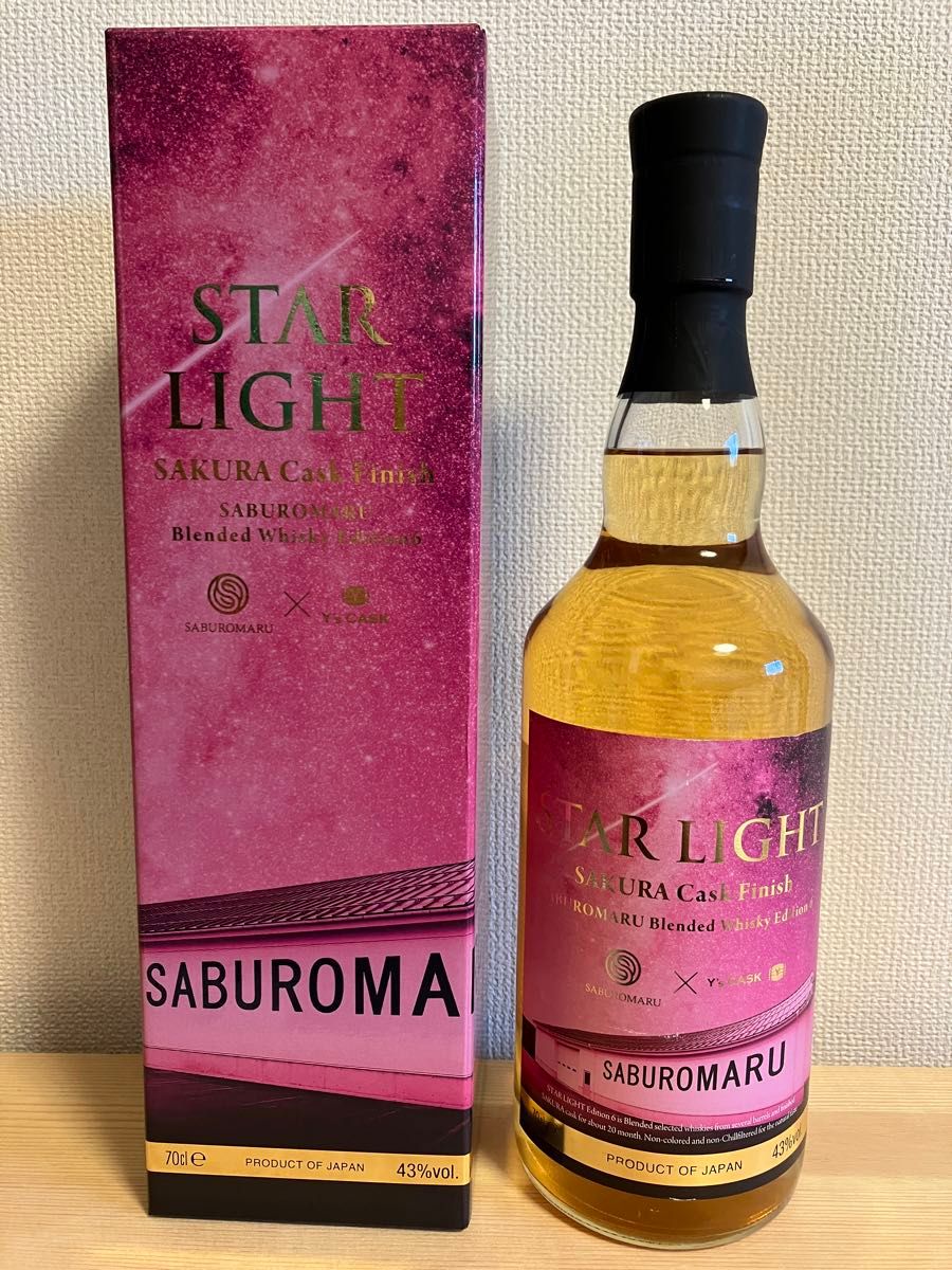 三郎丸 ウイスキー STAR LIGHT 桜カスク SAKURA Cask SABUROMARU 三郎丸 ウイスキー STAR LIGHT 桜カスク SAKURA Cask SABUROMARU