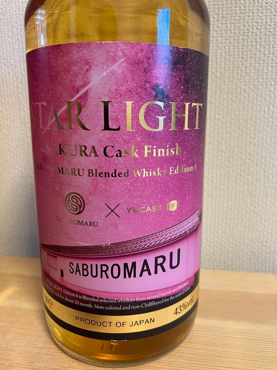 三郎丸 ウイスキー STAR LIGHT 桜カスク SAKURA Cask SABUROMARU 三郎丸 ウイスキー STAR LIGHT 桜カスク SAKURA Cask SABUROMARU