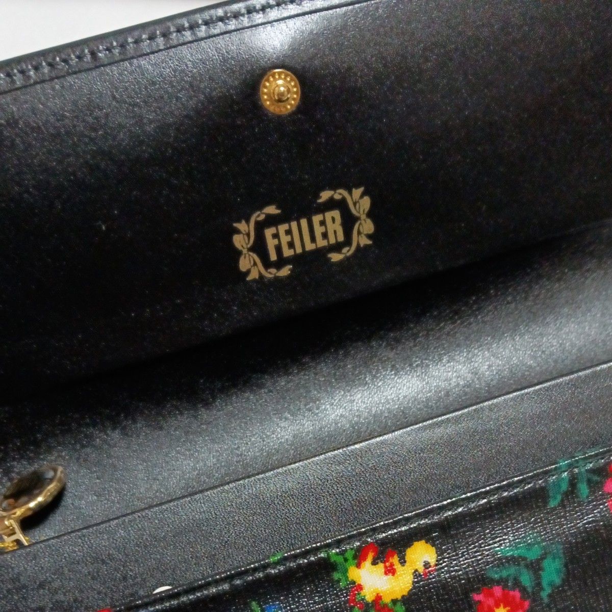 フェイラー 長財布 ハイジ ブラック ポリ塩化ビニル100% 未使用 フェイラー 長財布 ハイジ ブラック ポリ塩化ビニル100% 未使用