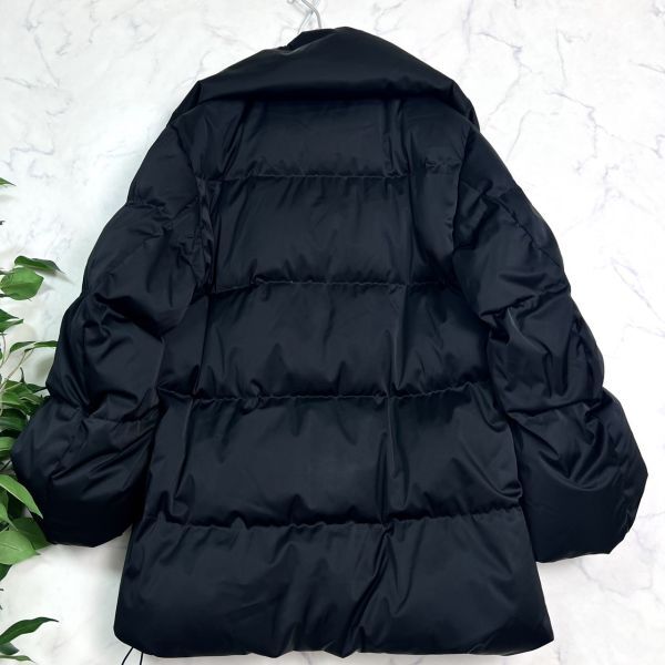  ultimate beautiful goods Uniqlo +j Jil Sander down coat down jacket meat thickness down 90% oversize rib sleeve lady's XL corresponding black UNIQLO