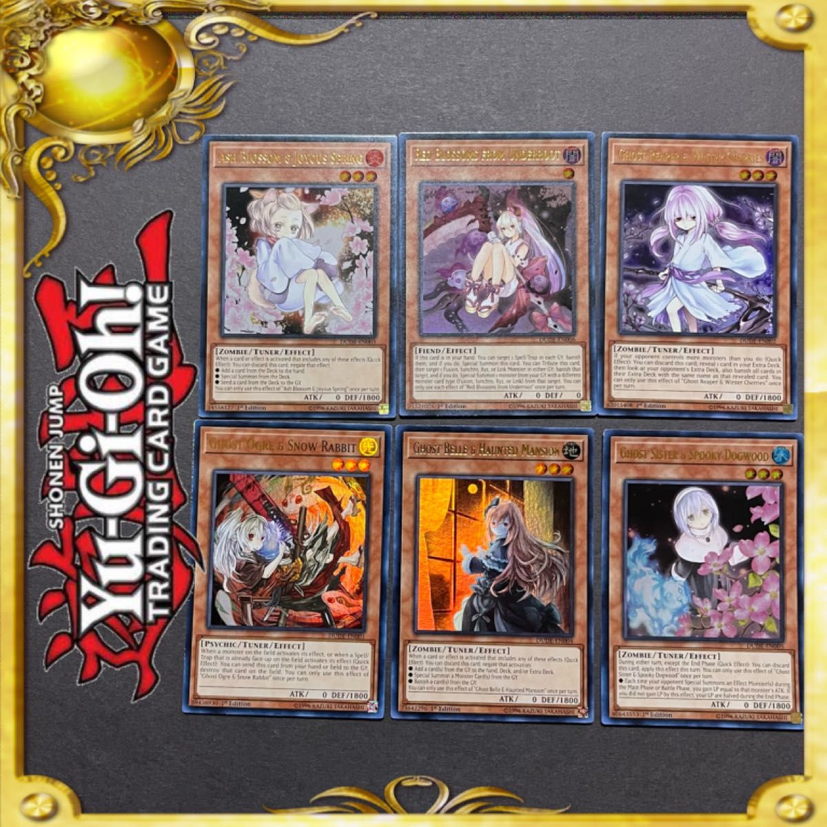 遊戯王 英語版 ウルトラ 手札誘発娘 6種 灰流うらら 浮幽さくら 遊戯王 英語版 ウルトラ 手札誘発娘 6種 灰流うらら 浮幽さくら
