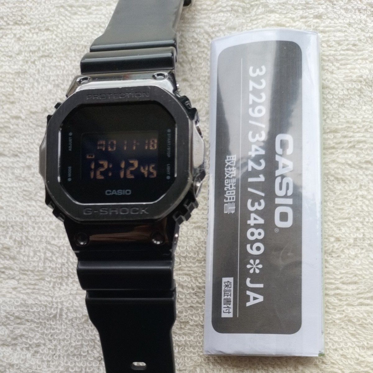 G-SHOCK GM-5600B 3229 ジーショック CASIO ブラック 電池交換済 G-SHOCK GM-5600B 3229 ジーショック CASIO ブラック 電池交換済