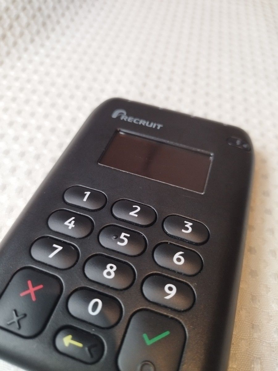 【美品】エアペイairpayカードリーダーRECRUITリクルート MIURA エアペイ カードリーダー RECRUIT AirPay MIURA ミウラ