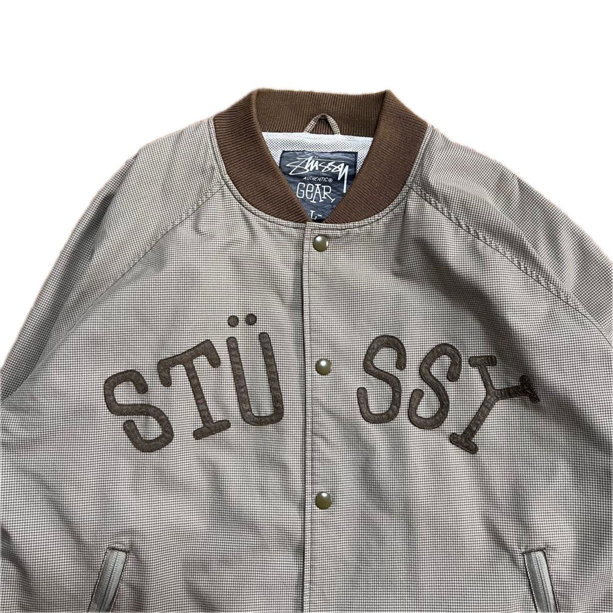 STUSSY ステューシーガンクラブチェック スタジャン ナイロン STUSSY ステューシーガンクラブチェック スタジャン ナイロン