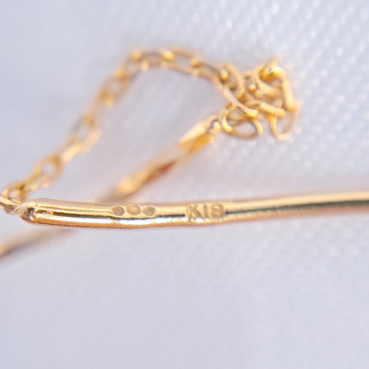 ココシュニック ピアス K18ポリッシュ×ミラーカット S字 ライン ココシュニック ピアス K18ポリッシュ×ミラーカット S字 ライン