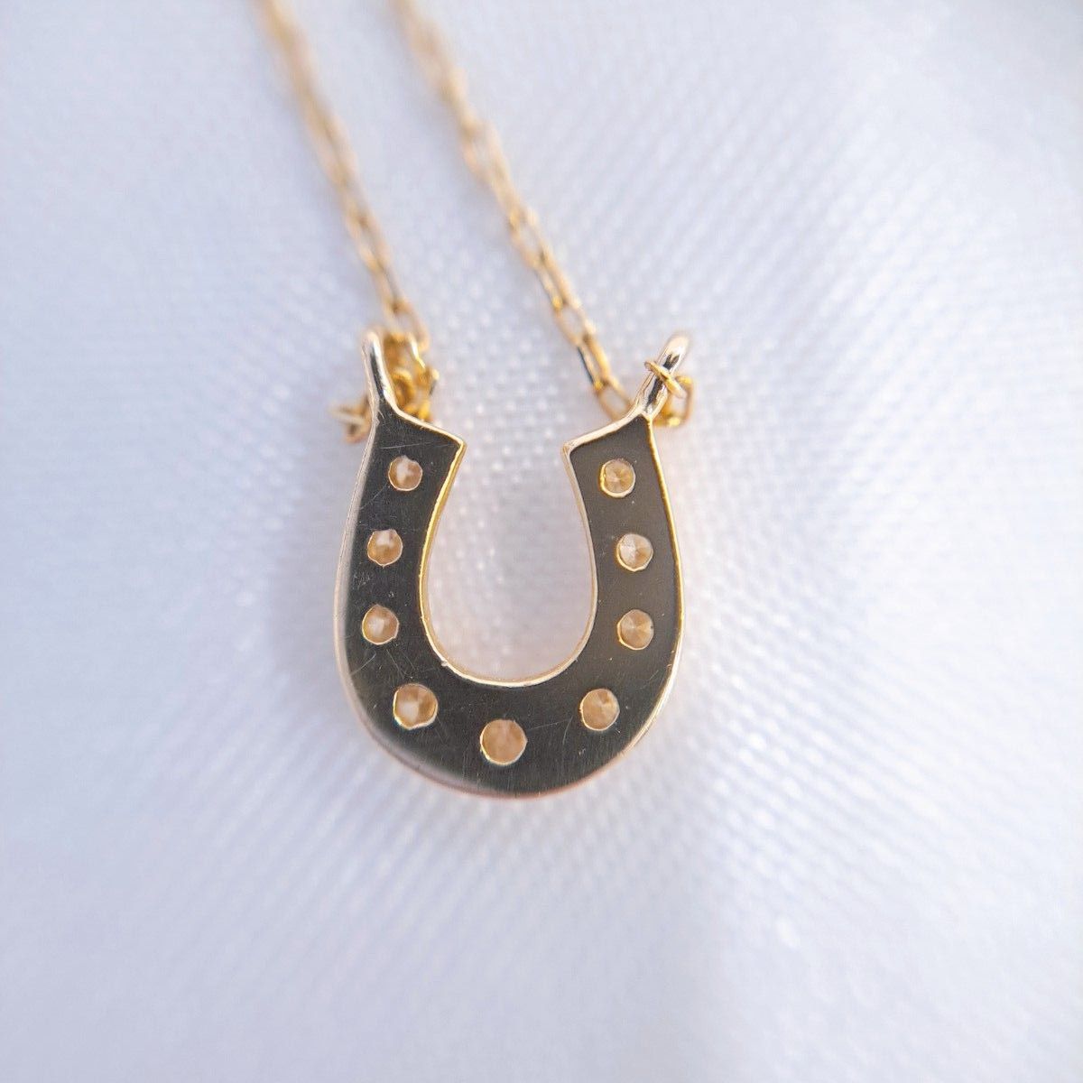 エテ ete ホースシュー K10 ネックレス ダイヤモンド 馬蹄 エテ ete ホースシュー K10 ネックレス ダイヤモンド 馬蹄