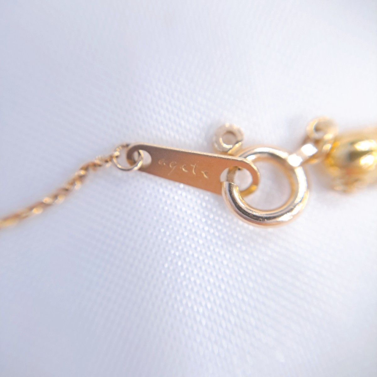 agete CLASSIC アガット K10 ネックレス フラワー 透かし agete CLASSIC アガット K10 ネックレス フラワー 透かし
