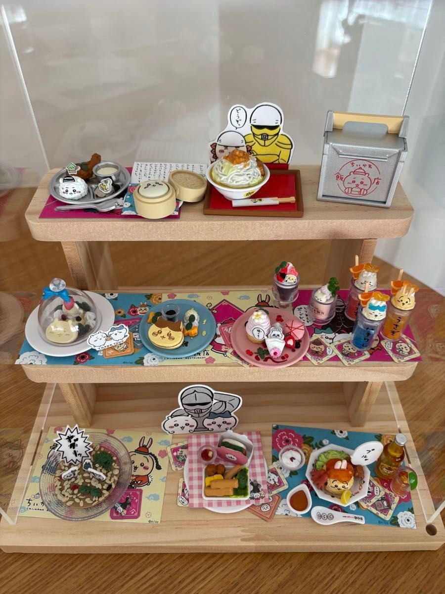 開封済 ちいかわ飯店 ミニフィギュアコレクション全8種類 まとめ 開封済 ちいかわ飯店 ミニフィギュアコレクション全8種類 まとめ