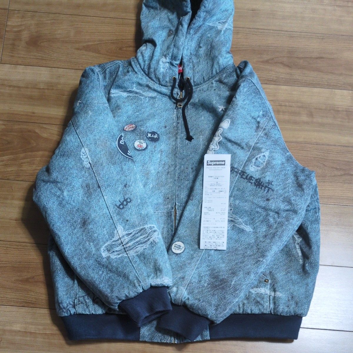 Supreme HJR Trompe Loeil Hooded Work Jacket Supreme HJR Trompe Loeil Hooded Work Jacket