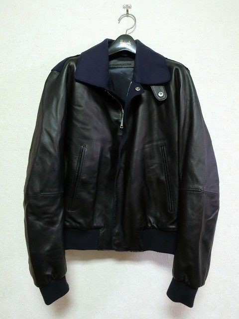 ALEXANDER McQUEEN flight jacket 44 black Alexander McQueen 