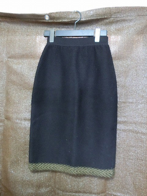 49AV. Junko shimada wool tight skirt knees height 9 #869581 Junko Shimada 