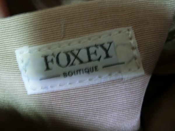 FOXEY ハンドバッグ トートバッグ ベージュ フォクシー [8032001]_画像3